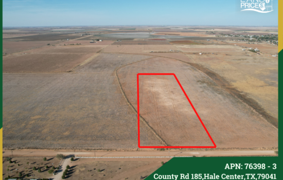 Contract for Sale – 10 acres in Hale County, Texas – $27,900 – Lot 15