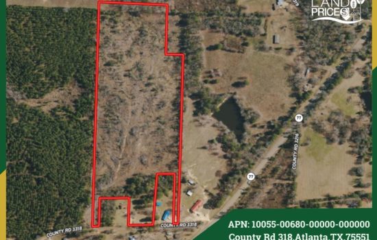 Contract for Sale – 18 acres in Cass County, Texas – $48,900