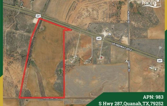 Contract for Sale – 93 acres in Hardeman County, Texas – $189,900