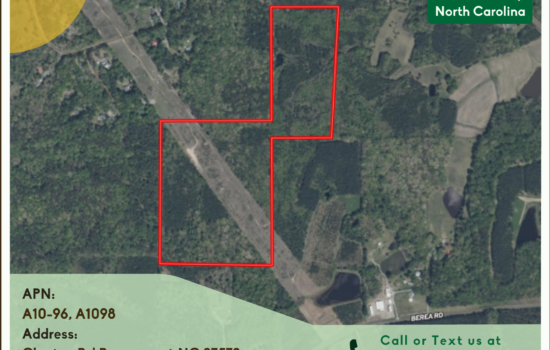 Contract for Sale – 50 acres in Person County, North Carolina – $219,900
